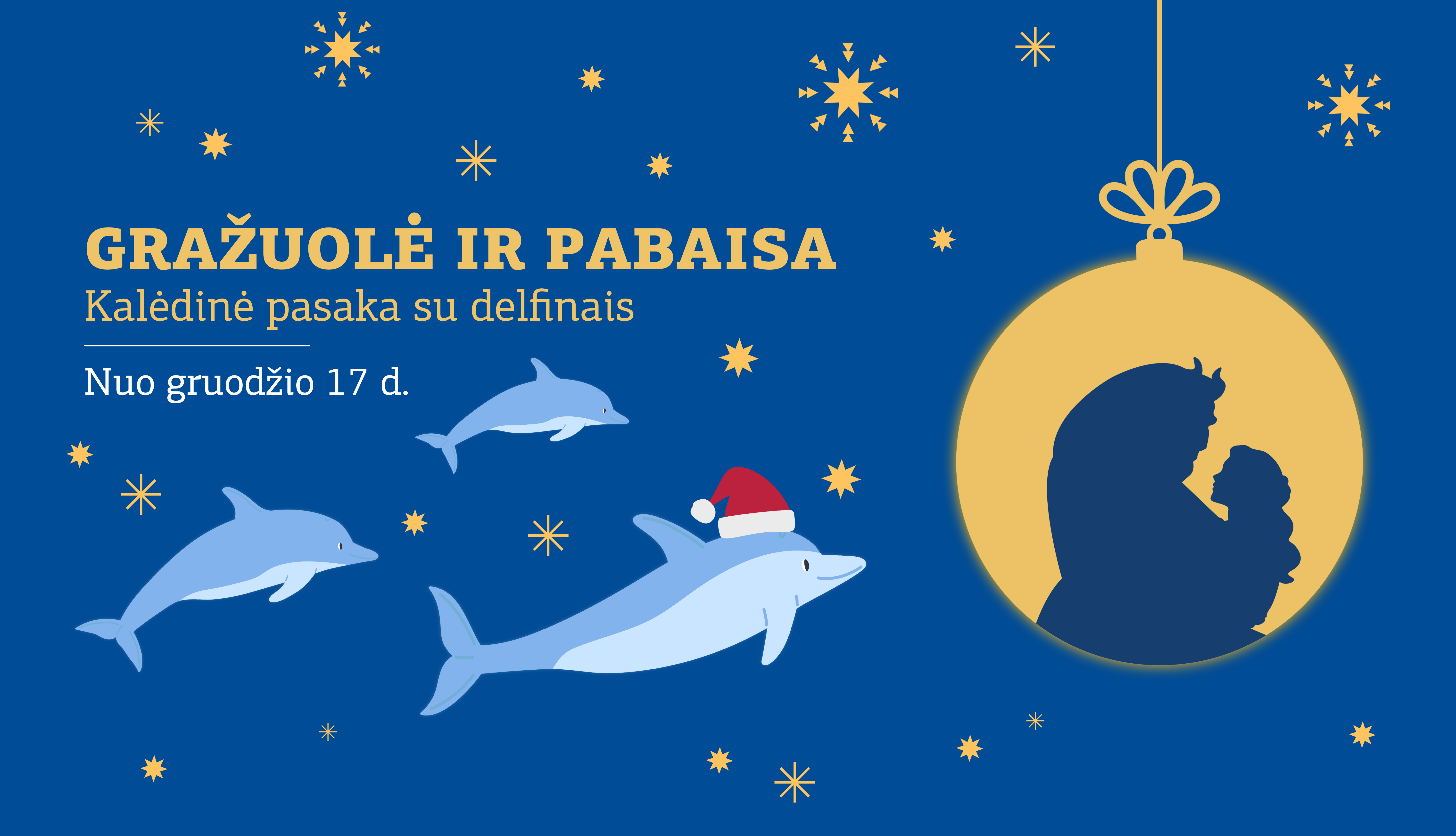 Kalėdinė pasaka su delfinais